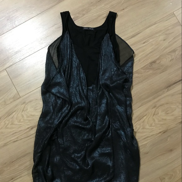 Size small black sleeveless dress - Picture 1 of 3